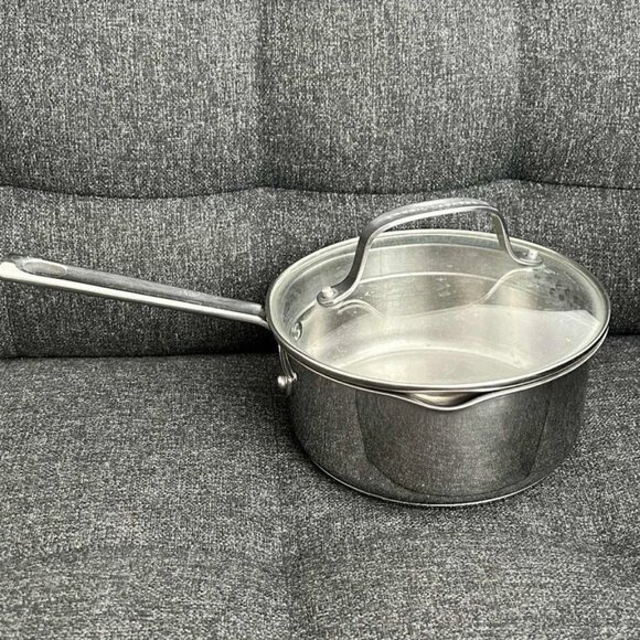 Emeril Legasse 2Qt All Clad Stainless Steel Sauce Pan / Casserole Pot & Lid - Picture 1 of 7